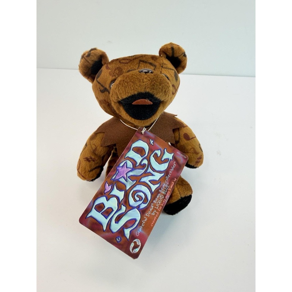 Bird Song Grateful Dead Plush Beanie Bear - Bird Song w/tag - Liquid Blue